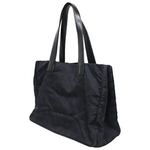 Chanel Shoulder Black Travel Tote Bag Line